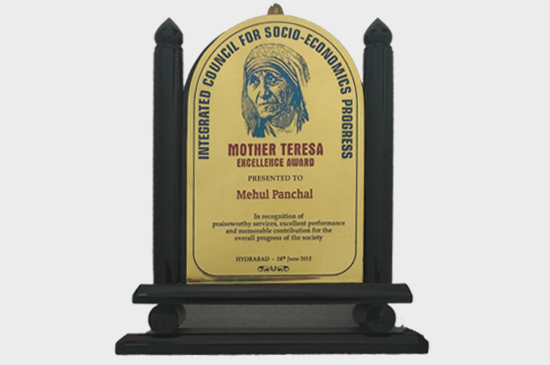 Mother Teresa Excellence Award-2012